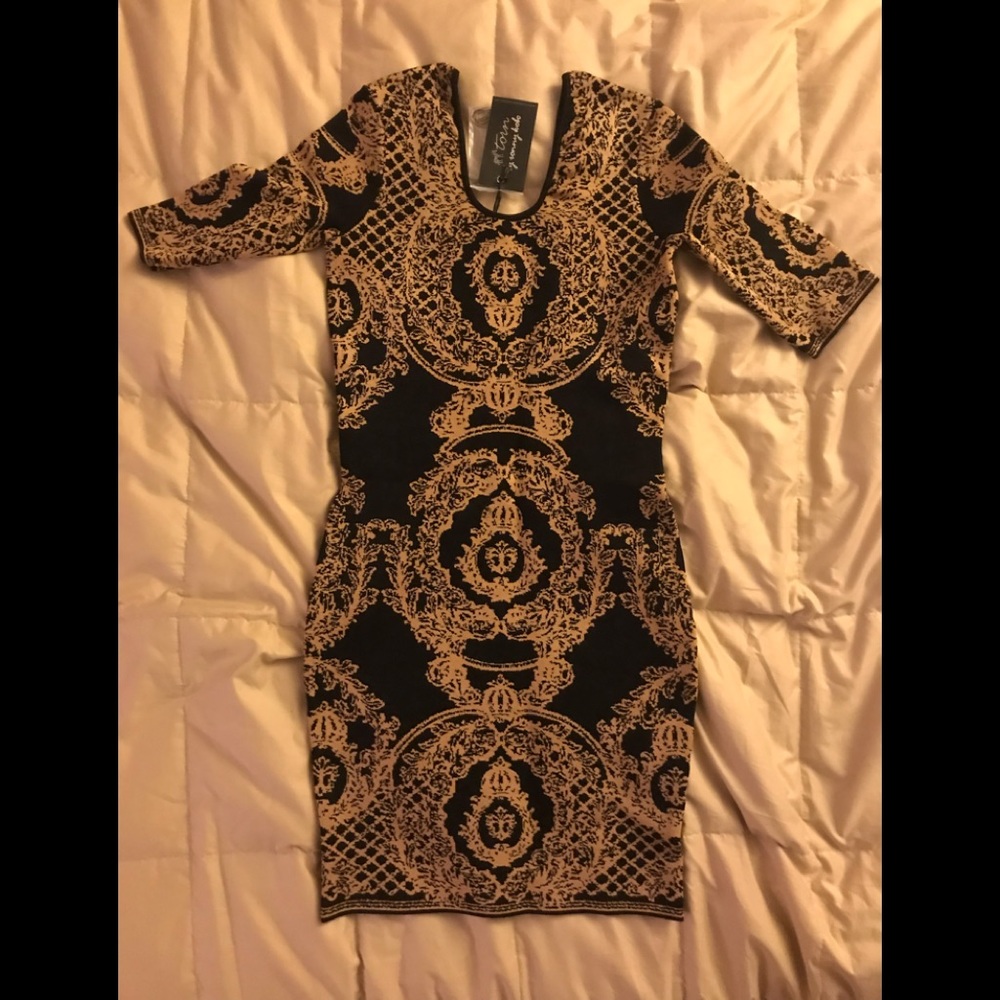 Patterned dress NWT